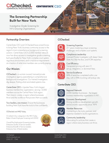 CIChecked CenterState CEO Co Branded Flyer